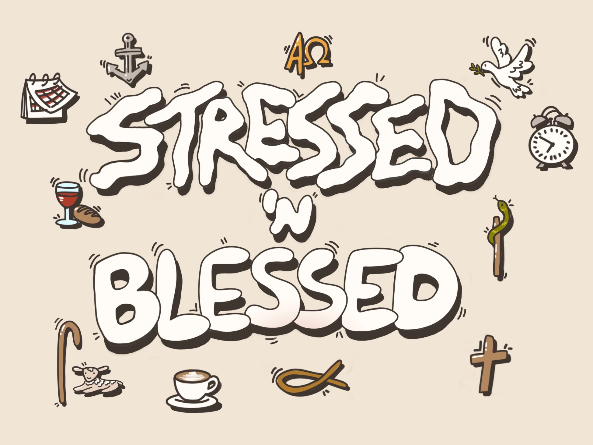 Stressed N Blessed Logo